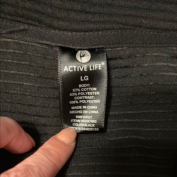 Black Hooded Zip-Up Jacket - Picture 4 of 6